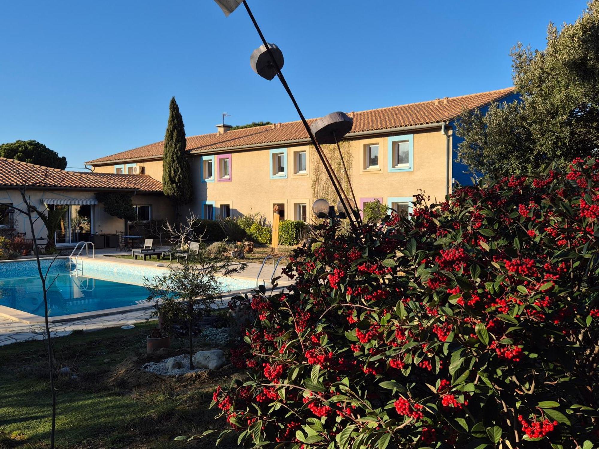 Bel Hotel Restaurant La Gentilhommiere Trèbes 外观 照片